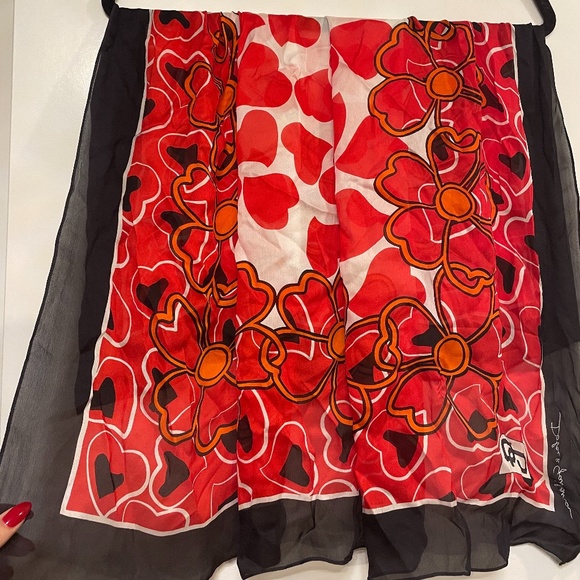 Vintage Dolce & Gabbana 100% Silk Scarf - Picture 1 of 4